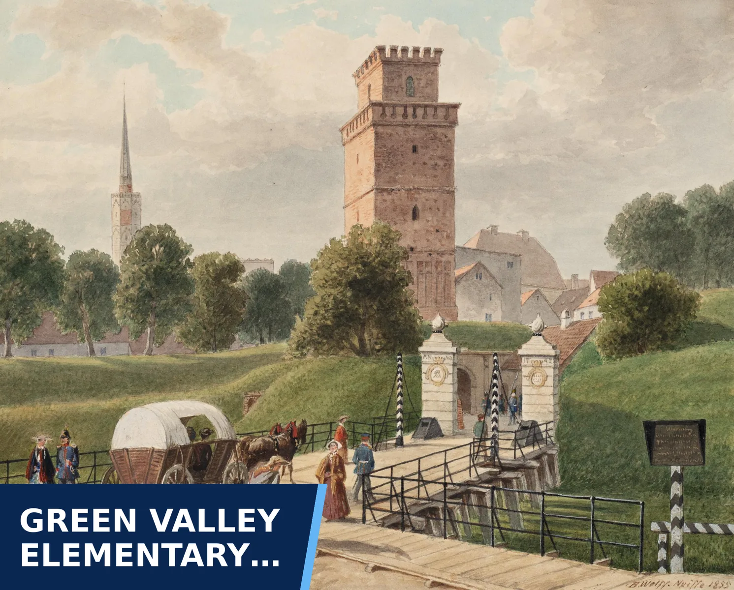 Editorial graphic for Green Valley Elementary School