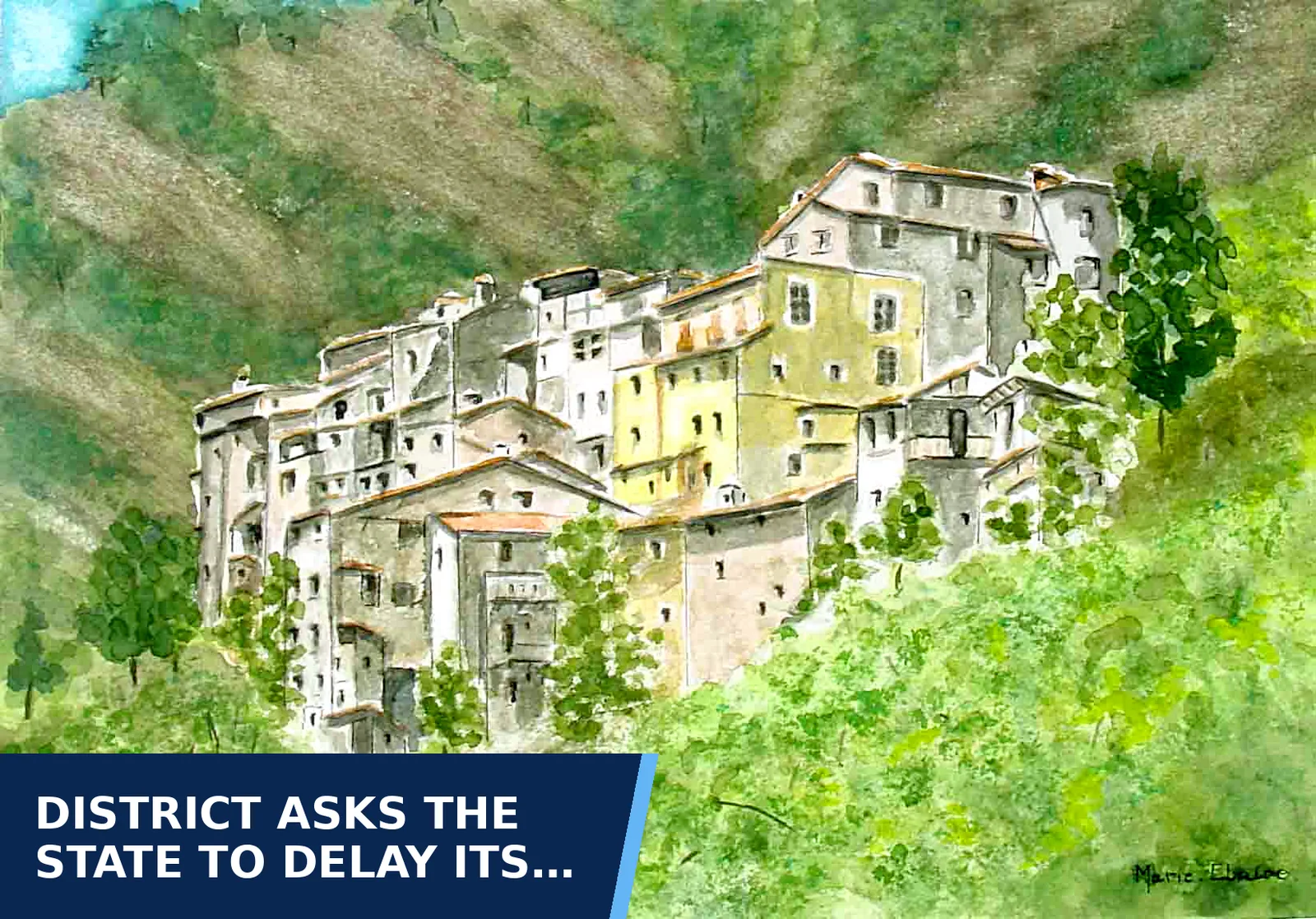 Editorial graphic for District asks the state to delay its teacher…