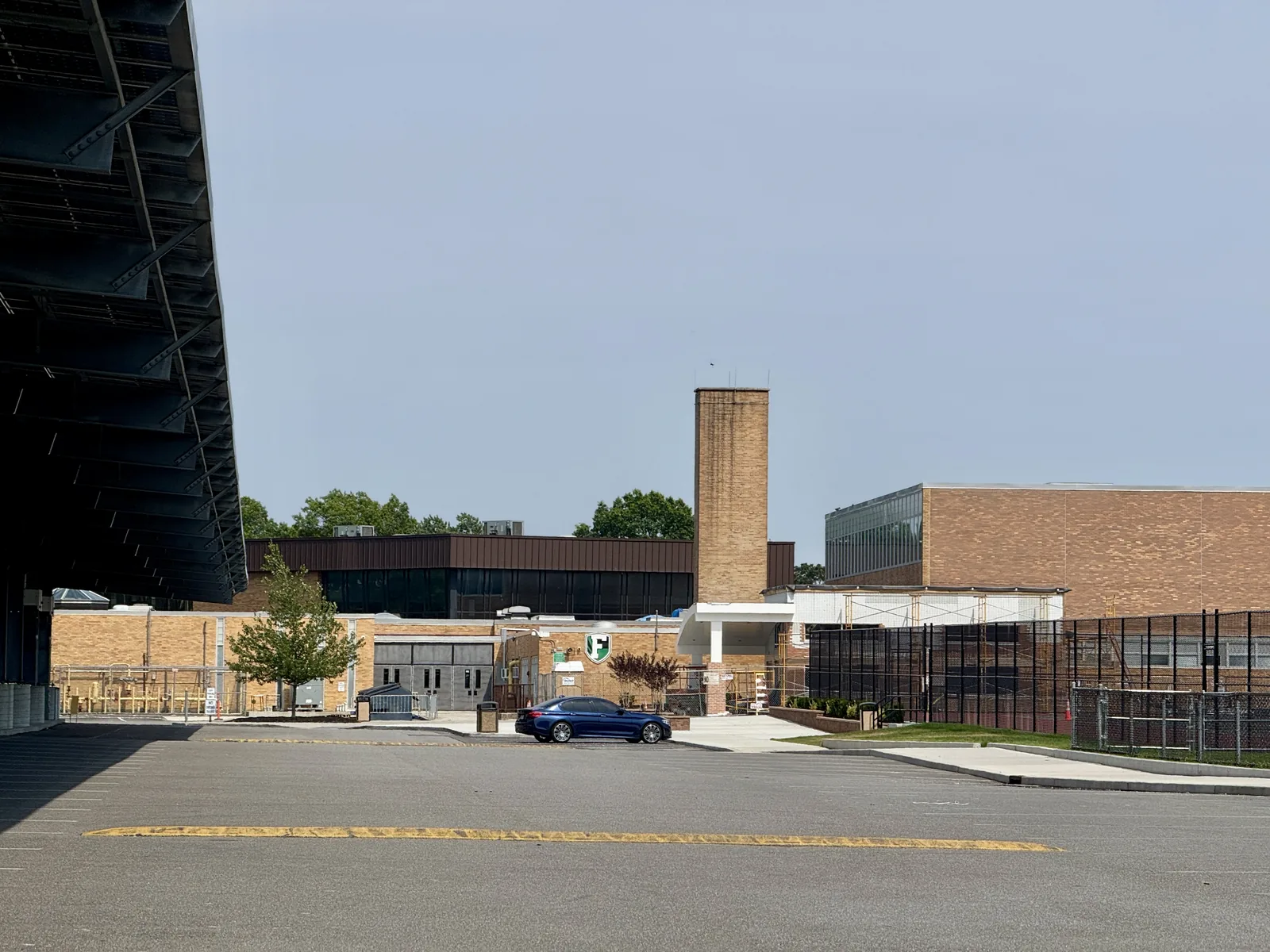 Farmingdale High School, located in South Farmingdale, NY on July 5, 2025. It is operated by the Farmingdale Union Free School District.