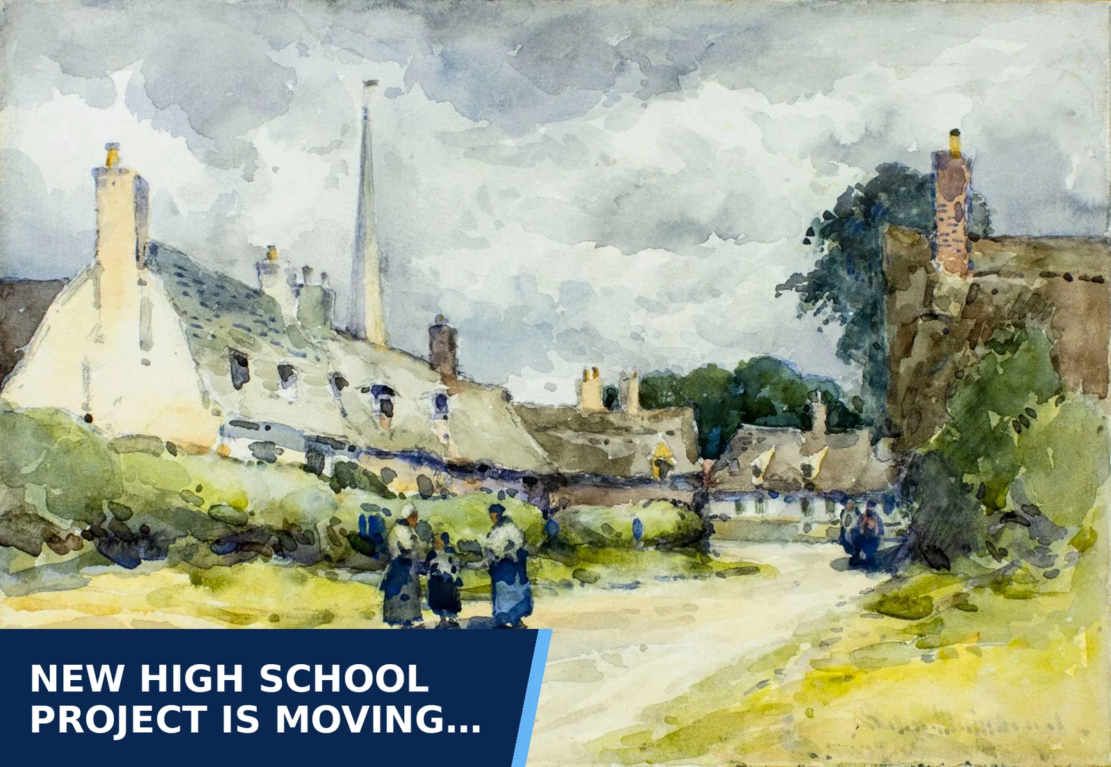 Editorial graphic for New high school project is moving toward the…