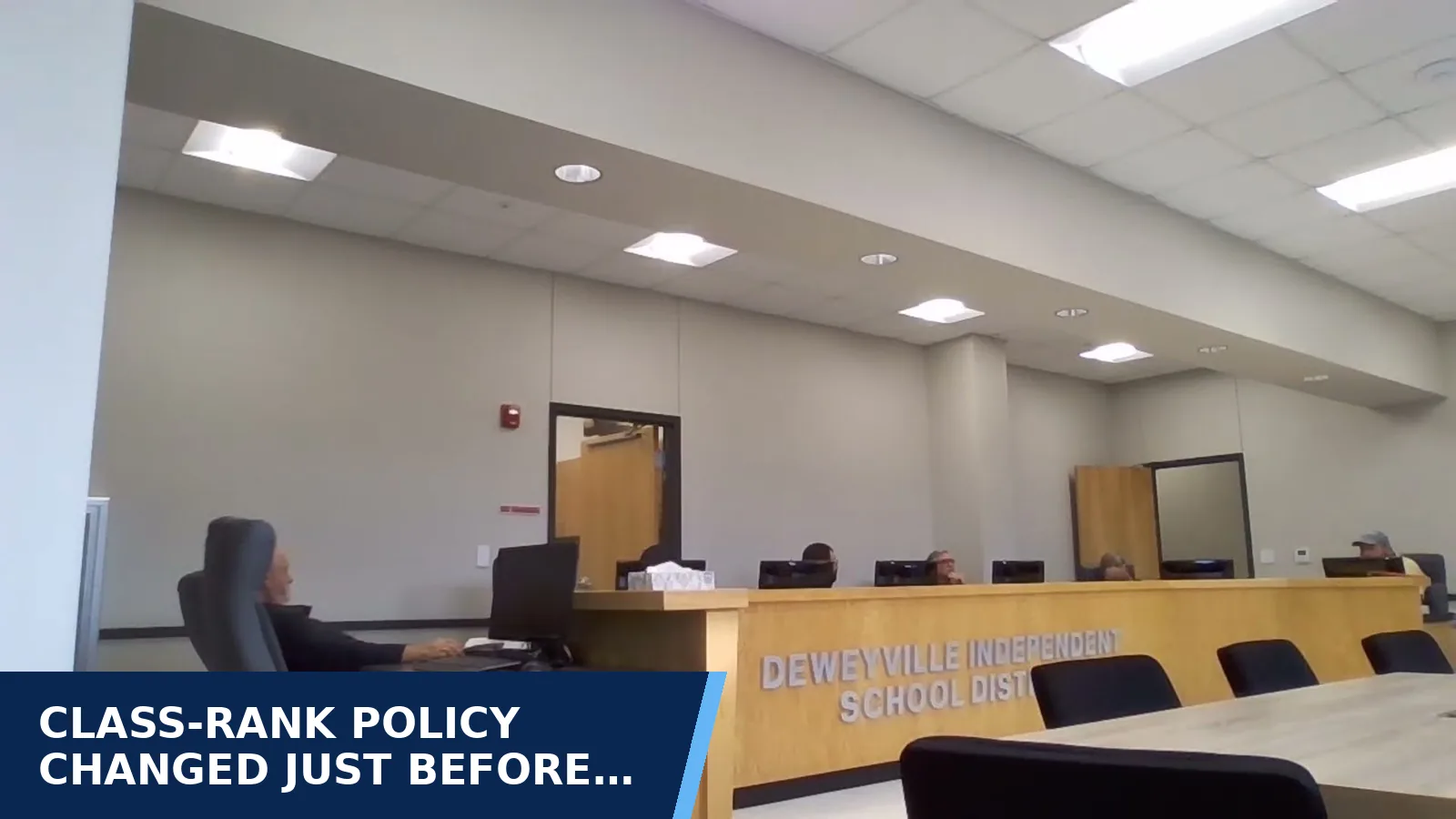 Excerpt from Board of Trustees recording: May 2026 Special Meeting for Class-rank policy changed just before graduation