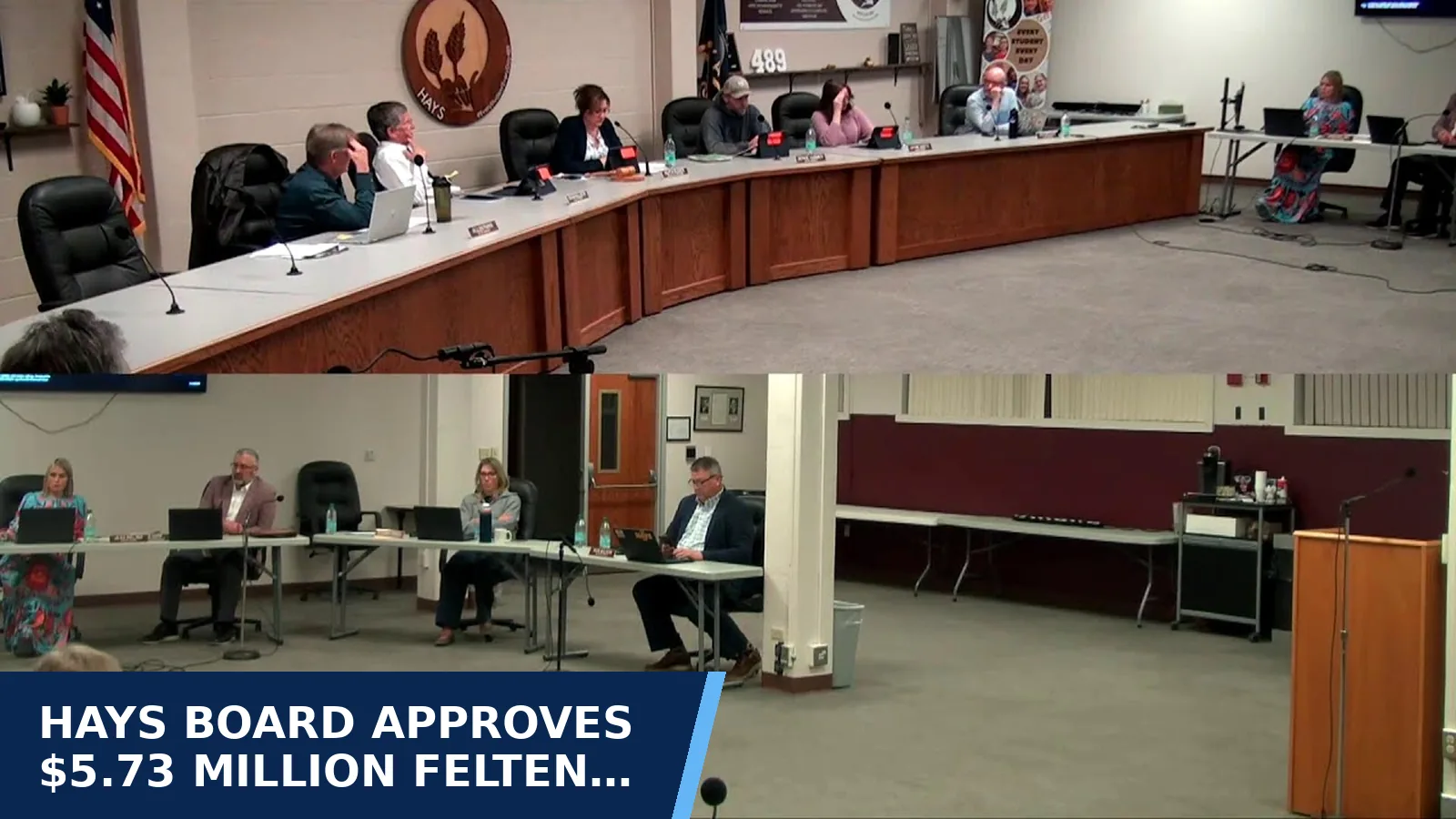 Excerpt from Regular Meeting - Feb 23 2026 for Hays board approves $5.73 million Felten…