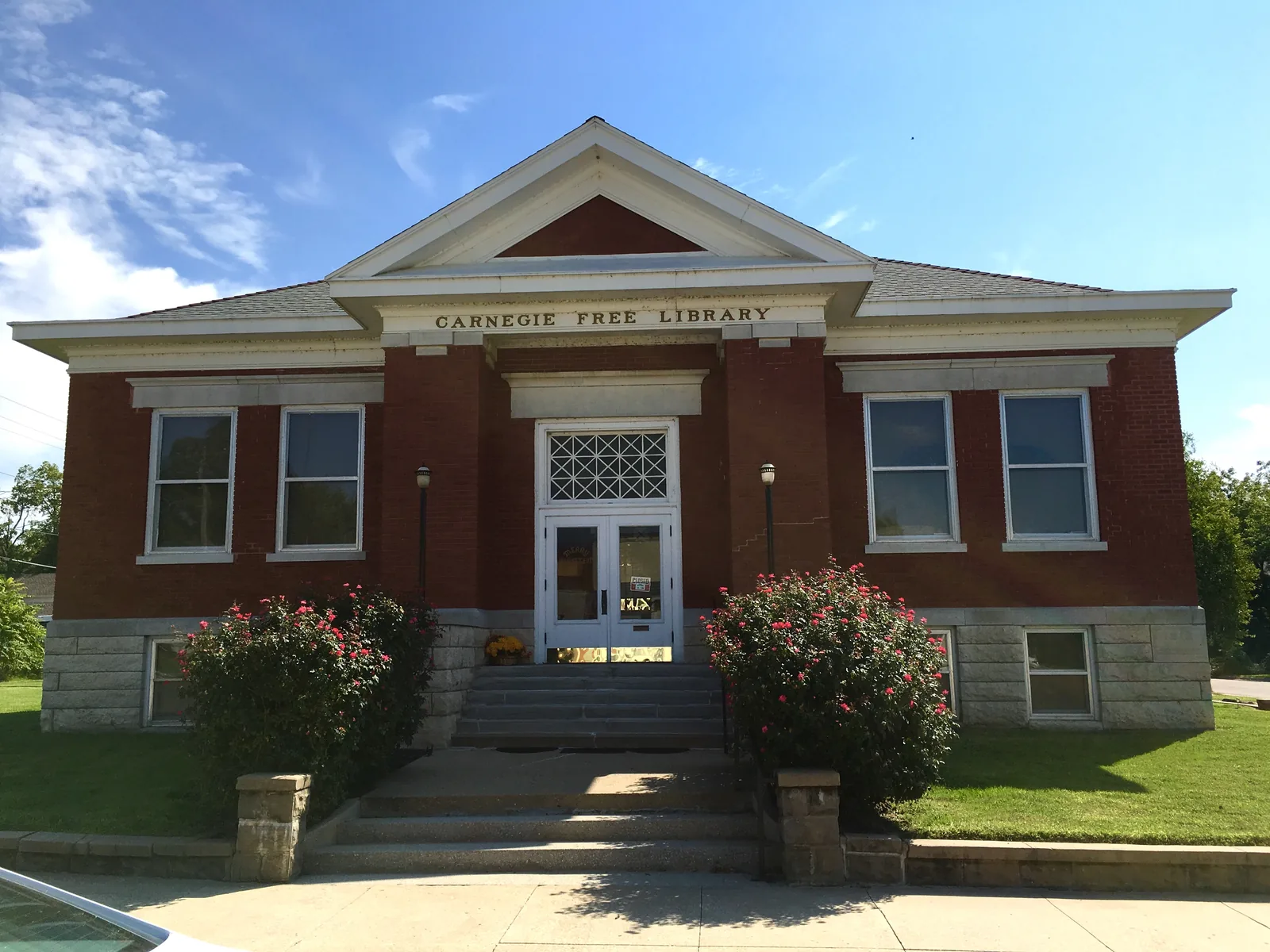 Carnegie Free Library in Burlington, Kansas, Coffee County, 201 N. 3rd Street, Burlington, KS