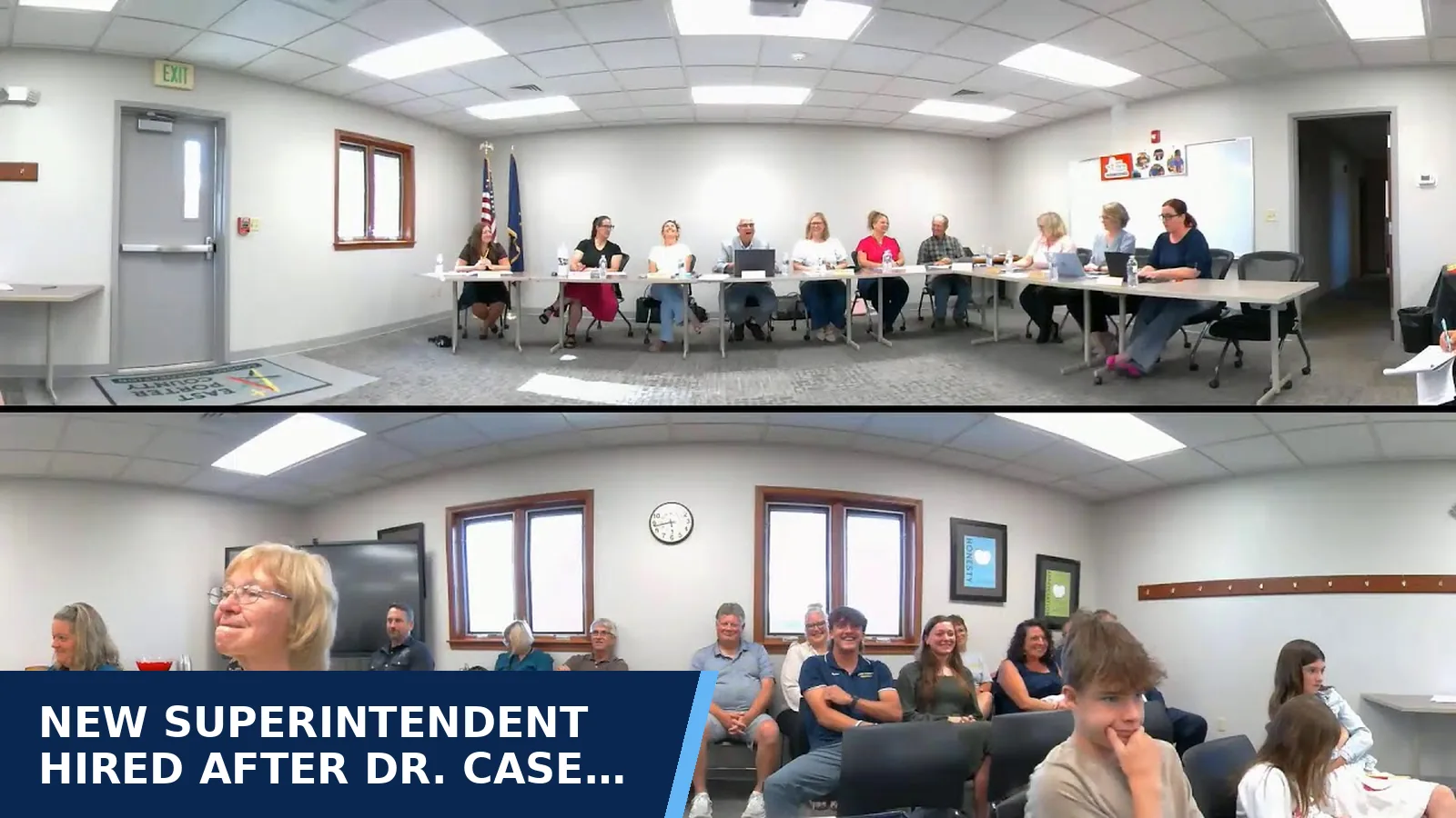 Excerpt from East Porter County School Corporation - 06.15.2026 East Porter County School Corporation School Board Meeting for New superintendent hired after Dr. Case retires