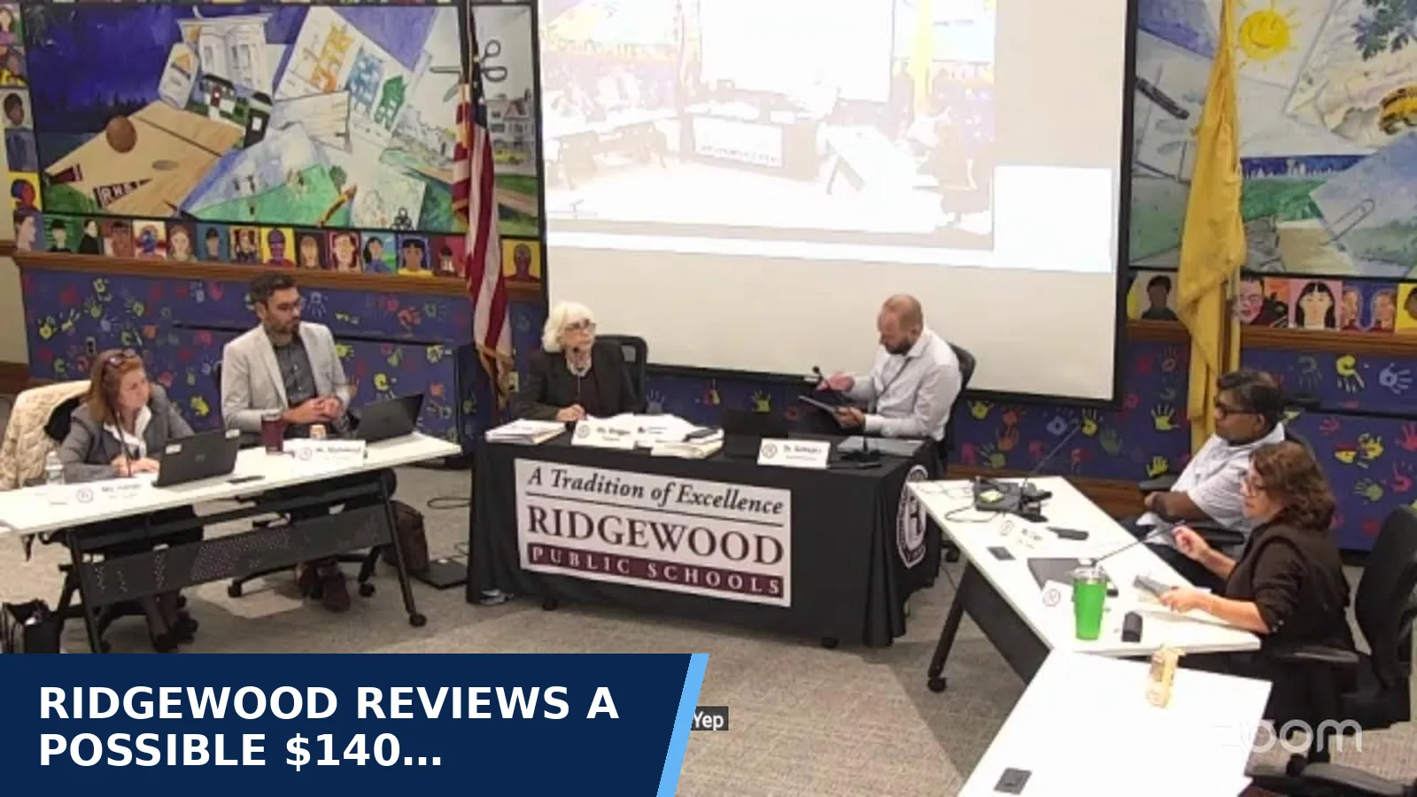 Excerpt from Board of Education recording — Ridgewood BOE Meeting 10/5/2026 for Ridgewood reviews a possible $140 million…