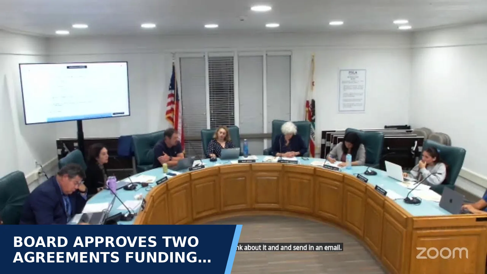 Excerpt from Board of Trustees — Regular Session — 2026-09-28 for Board approves two agreements funding alternative…