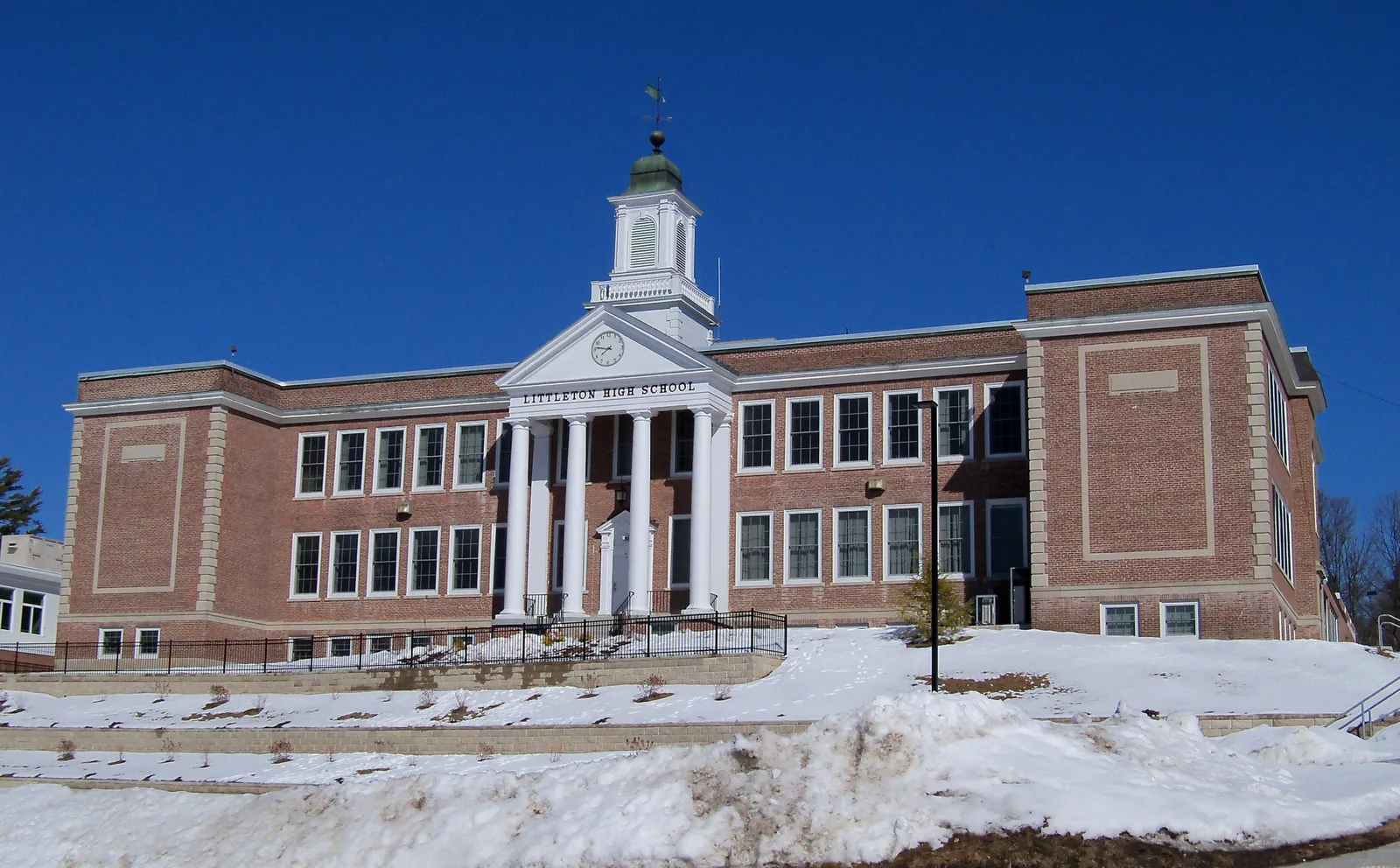 Littleton High School in Littleton, New Hampshire, USA.