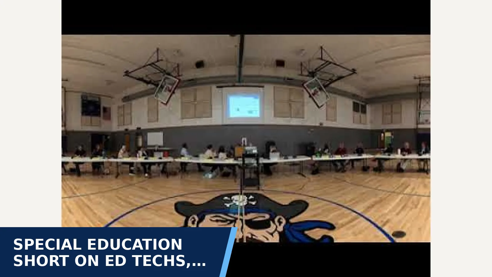 Excerpt from MSAD 72 School Board Meeting 2026 OCT 14 for Special education short on ed techs, case managers…