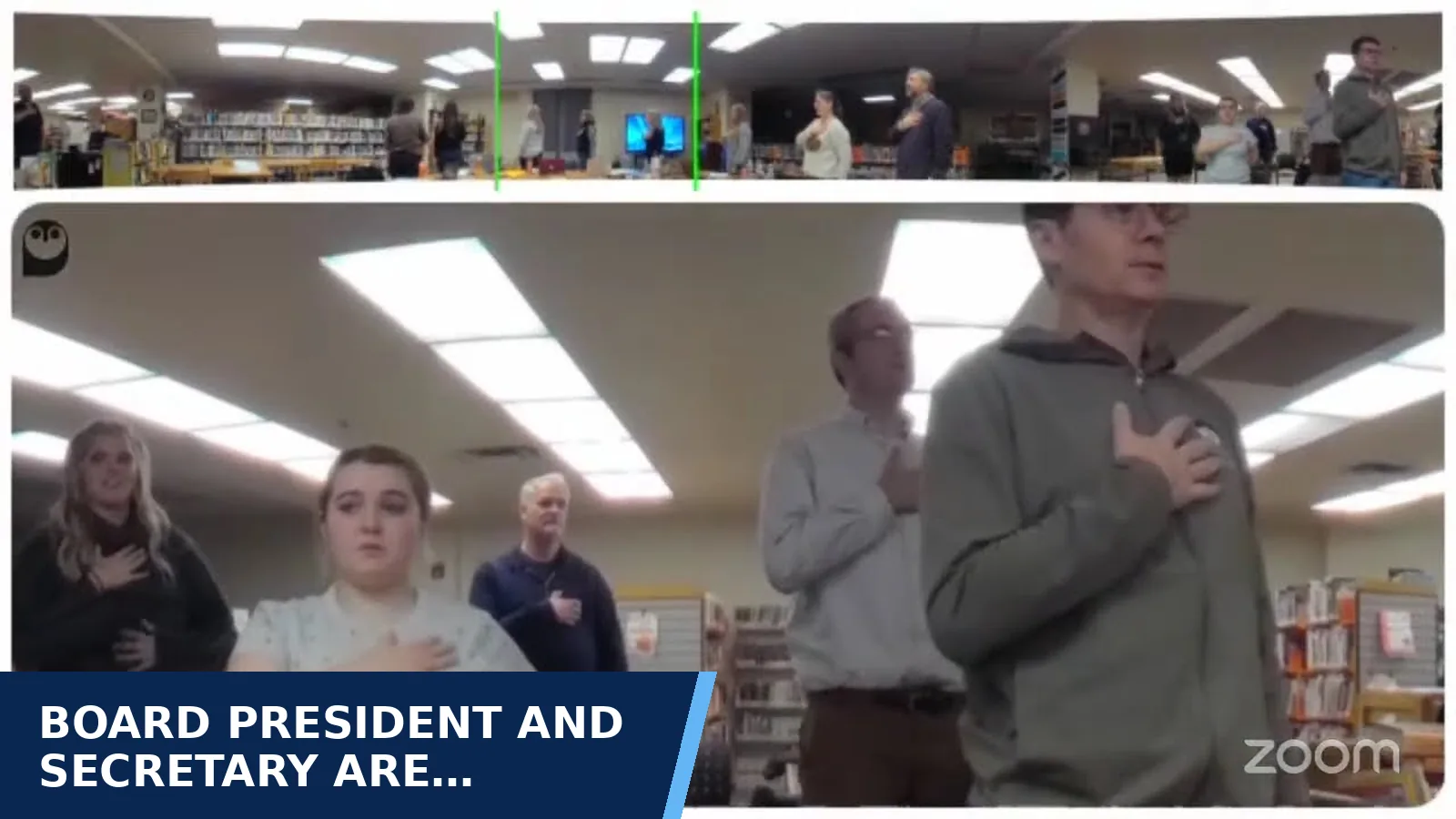 Excerpt from Denali Borough School District - October School Board Meeting for Board president and secretary are leaving; three…