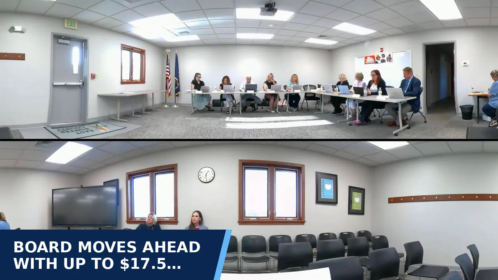 Excerpt from East Porter County School Corporation - 08.03.2026 East Porter County School Corporation School Board Meeting for Board moves ahead with up to $17.5 million in…