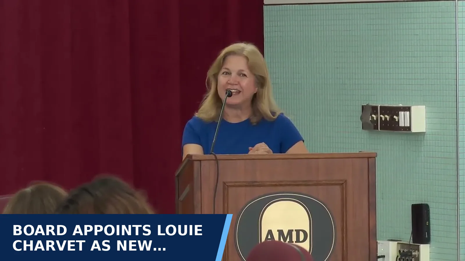 Excerpt from Board of Education meeting recording, August 5, 2026 for Board appoints Louie Charvet as new Roosevelt…