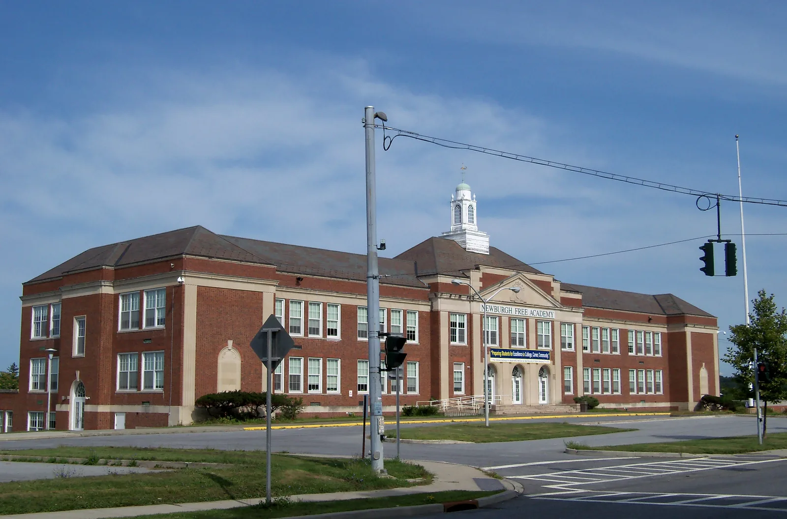 Newburgh Free Academy in Newburgh, New York, USA.