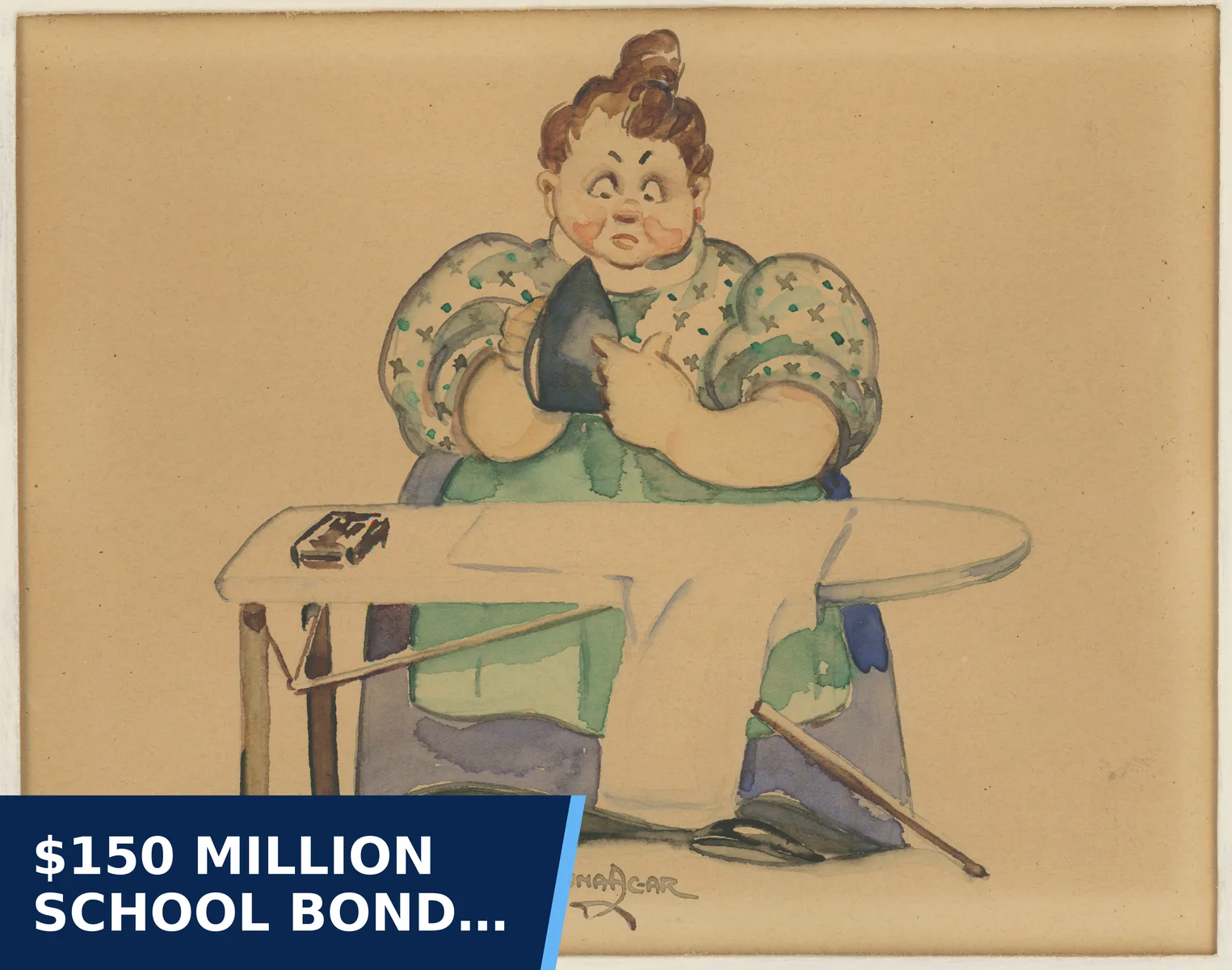 Editorial graphic for $150 million school bond passed by 21 votes