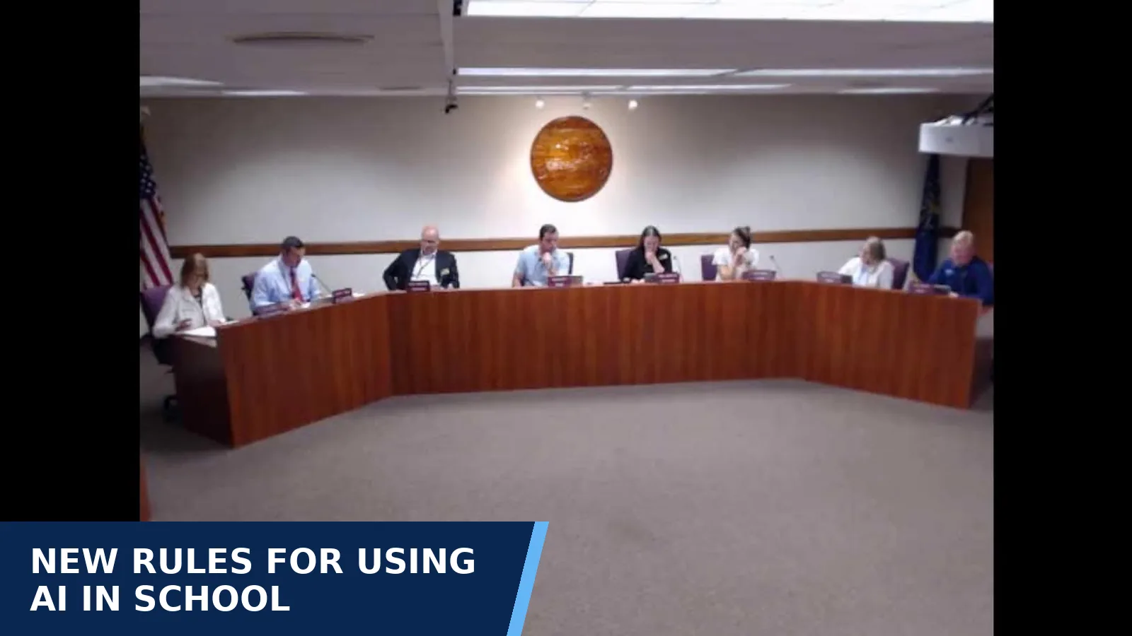 Excerpt from September 14, 2026 DSC Board Meeting (DSC Board YouTube recording) for New rules for using AI in school