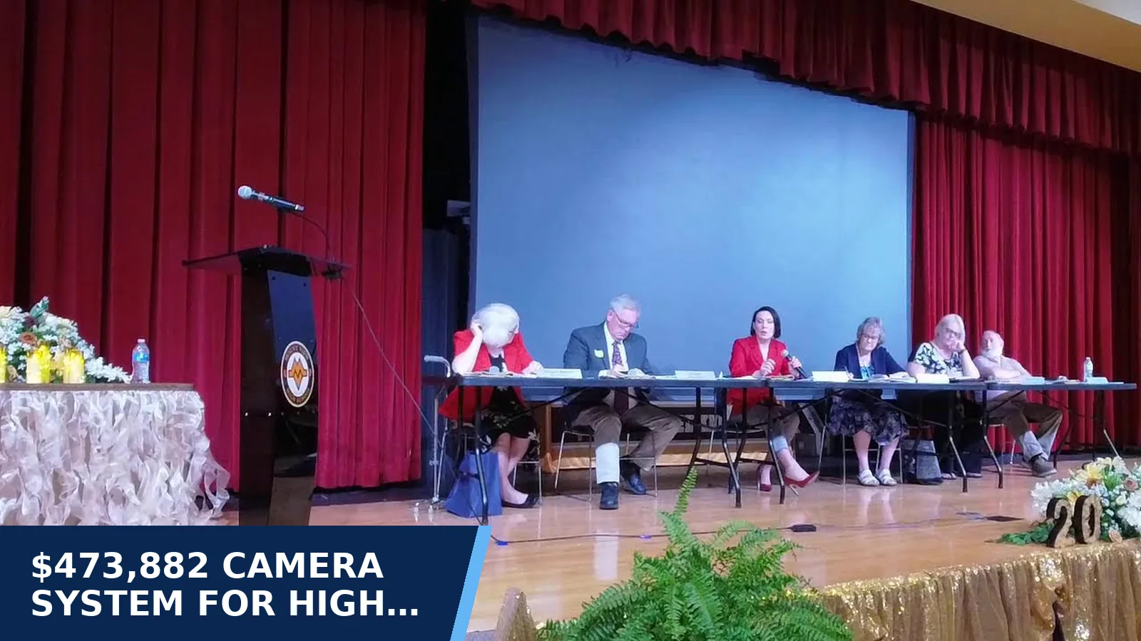 Excerpt from McDowell County Schools - May 28, 2026 McDowell County Schools Board Meeting for $473,882 camera system for high schools