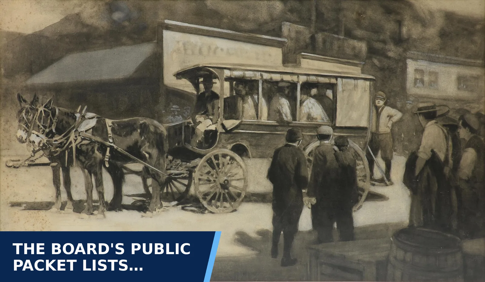 Editorial graphic for The board's public packet lists out-of-district…