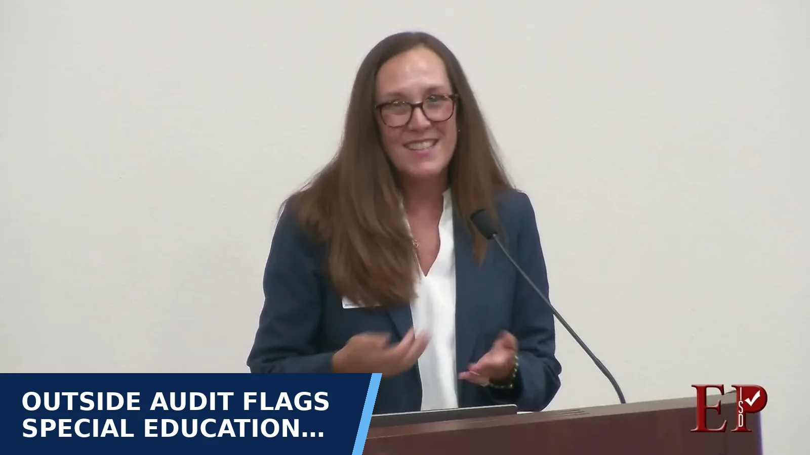 Excerpt from Eagle Pass ISD - Regular Board Meeting | August 11, 2026 for Outside audit flags special education staffing and…