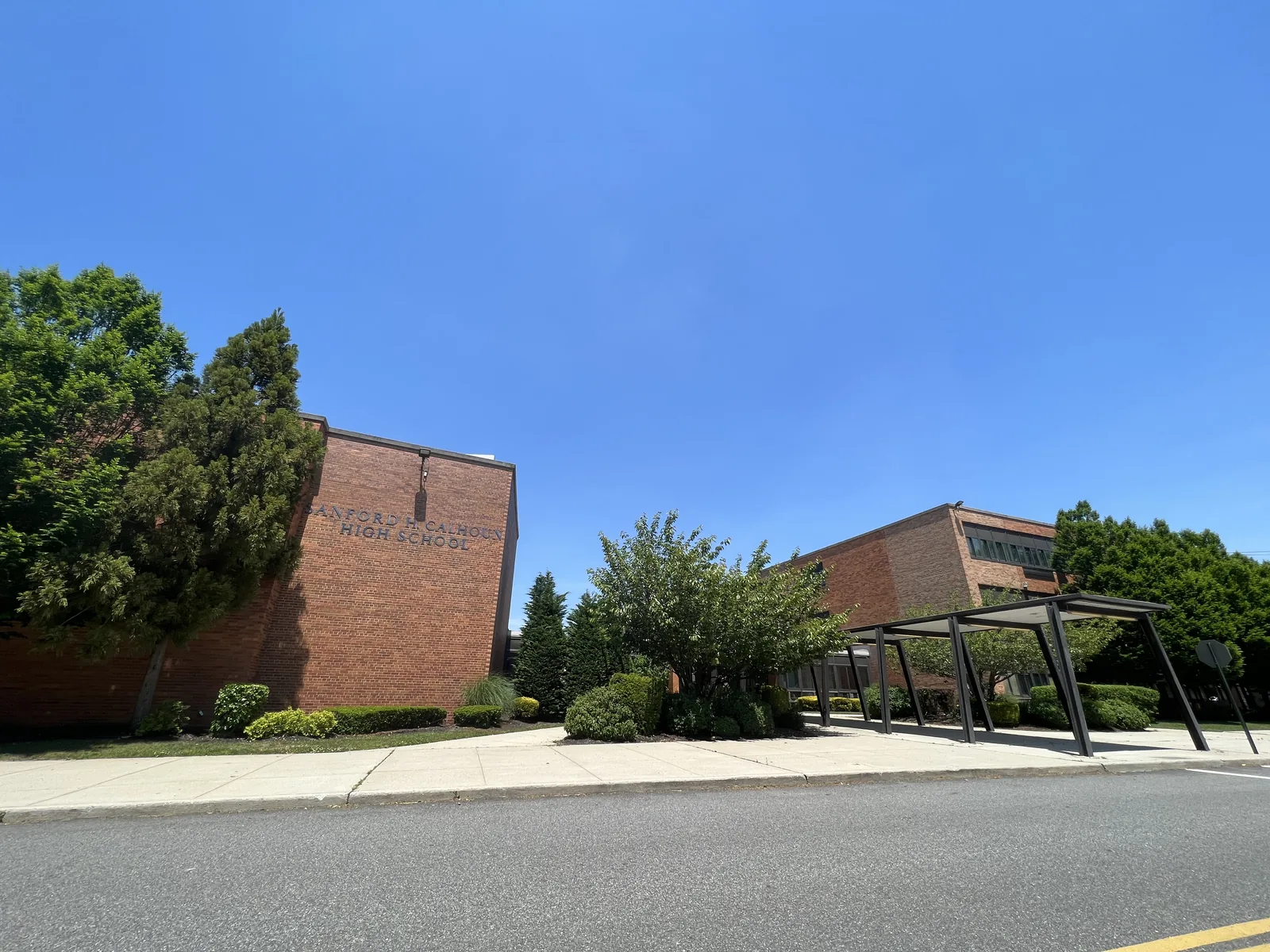 The Bellmore-Merrick Central High School District's Calhoun High School in Merrick, Long Island, New York on May 31, 2022.