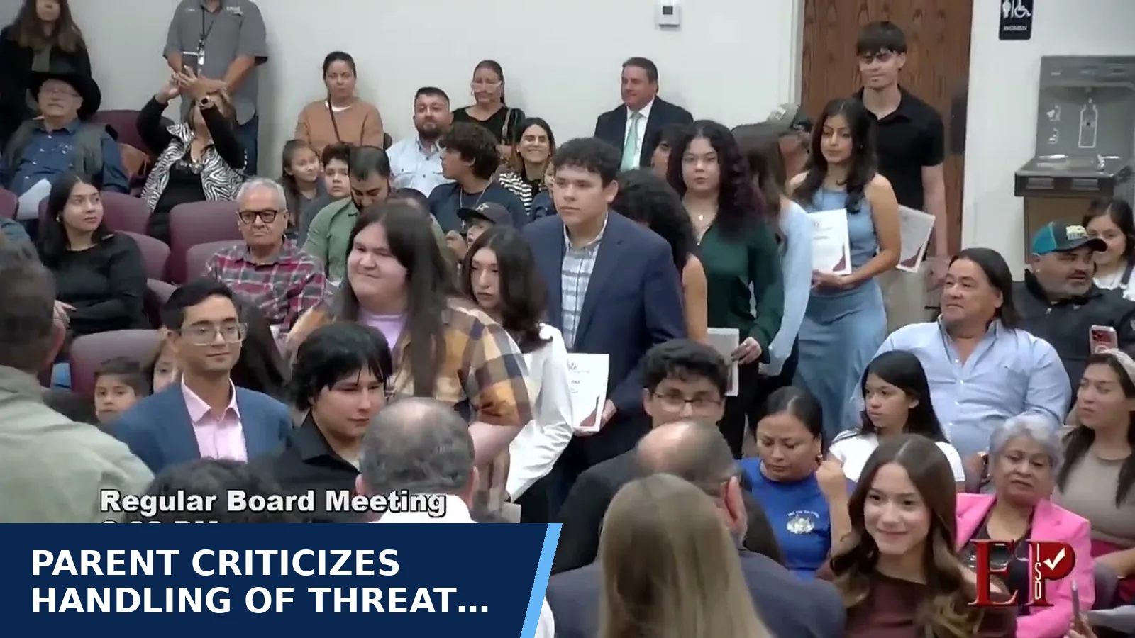 Excerpt from Eagle Pass ISD - Regular Board Meeting | November 11, 2025 for Parent criticizes handling of threat note at…
