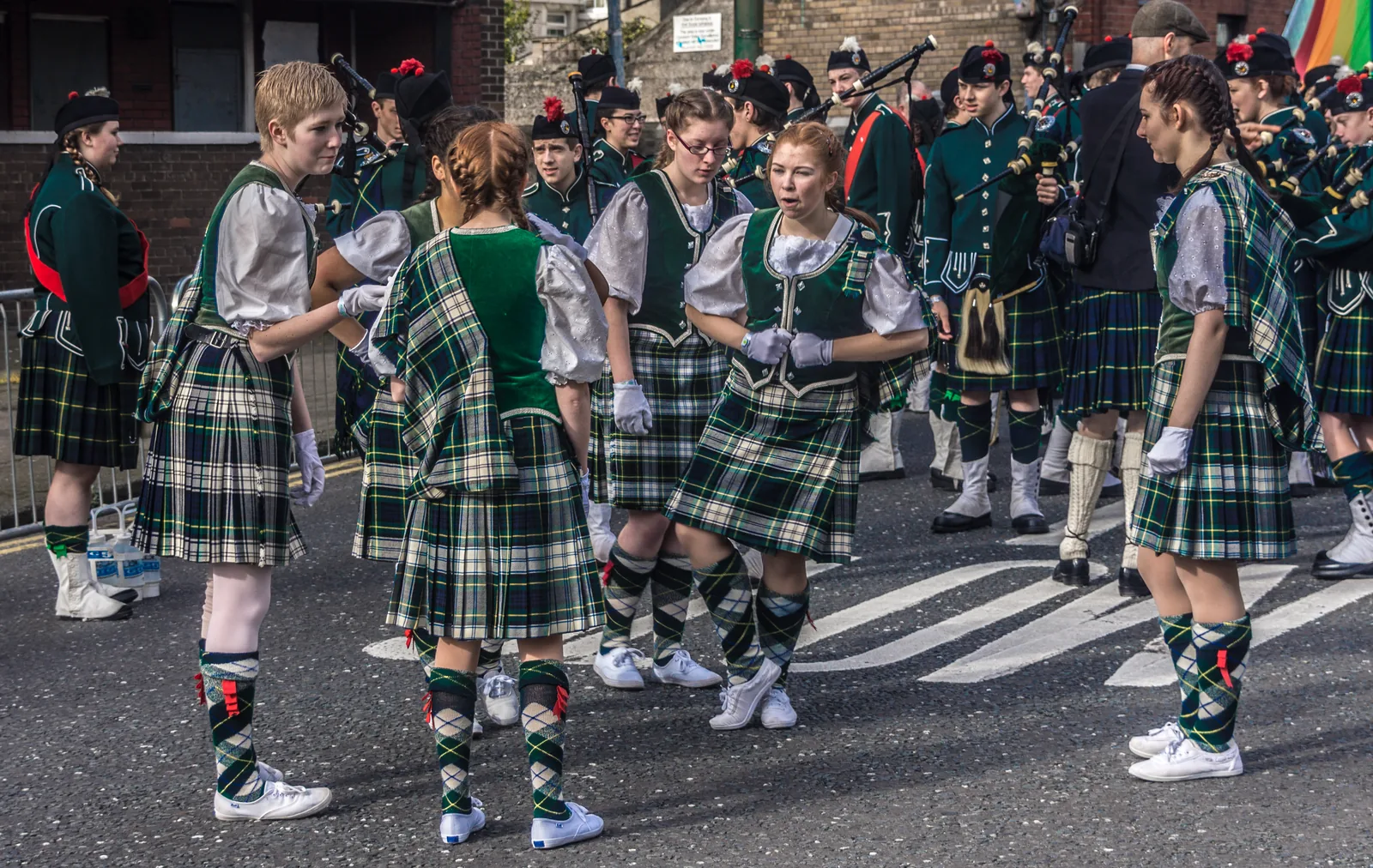 Shorecrest High School is a public high school (grades 9 through 12) in Shoreline, Washington, one of two high schools in the Shoreline School District. Shorecrest was founded in 1961. Its mascot is Otis the Fighting Scot and students refer to themselves as "Scots," or the "Highlanders," a reference to the Clan Gordon.
The Highlander Marching band consists of over 100 musicians accompanied by Highland Dancers and Flags. The band members wear the traditional kilt and uniform of the Clan Gordon.