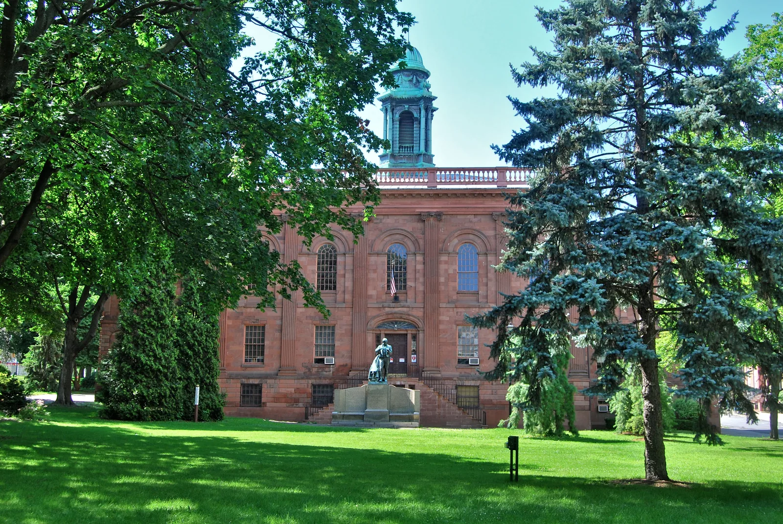 The Albany Academy, the original structure of the current institution; it currently houses the administrative offices of the City School District of Albany in Albany, New York