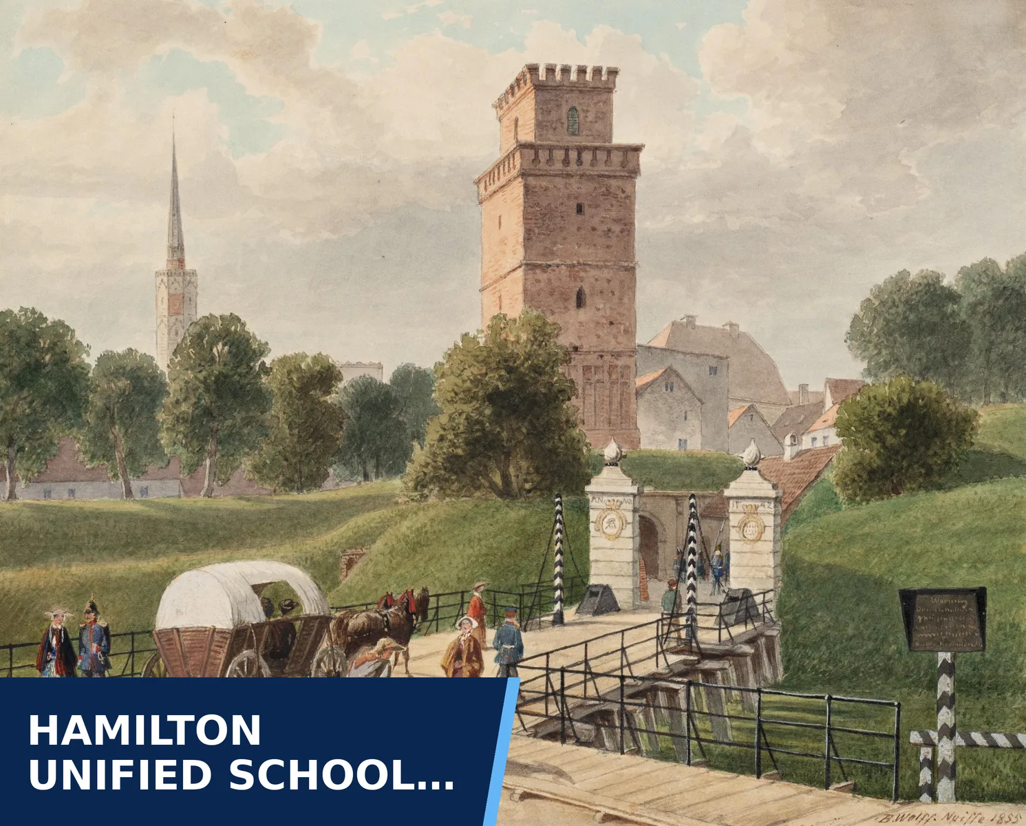 Editorial graphic for Hamilton Unified School District
