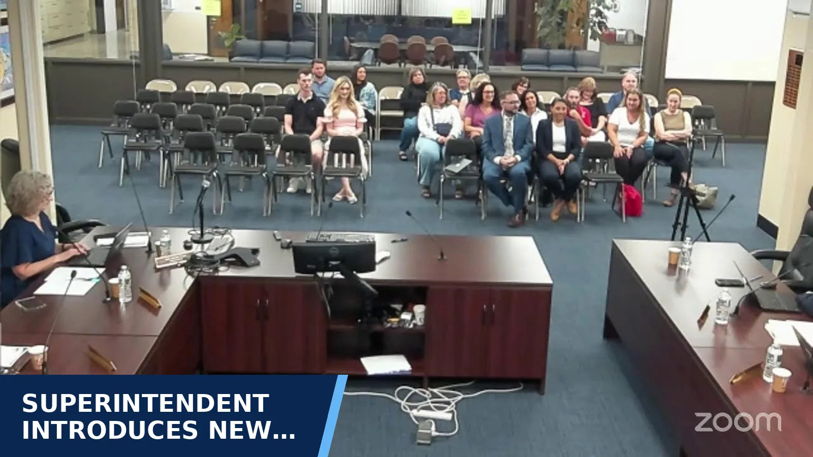Excerpt from POB Central's Zoom Meeting for Superintendent introduces new principal for POB…