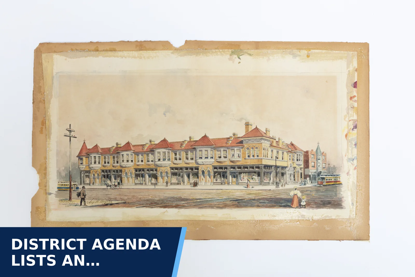 Editorial graphic for District agenda lists an appointment for…