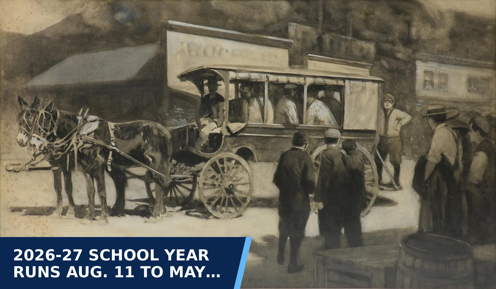 Editorial graphic for 2026-27 school year runs Aug. 11 to May 19, with a…