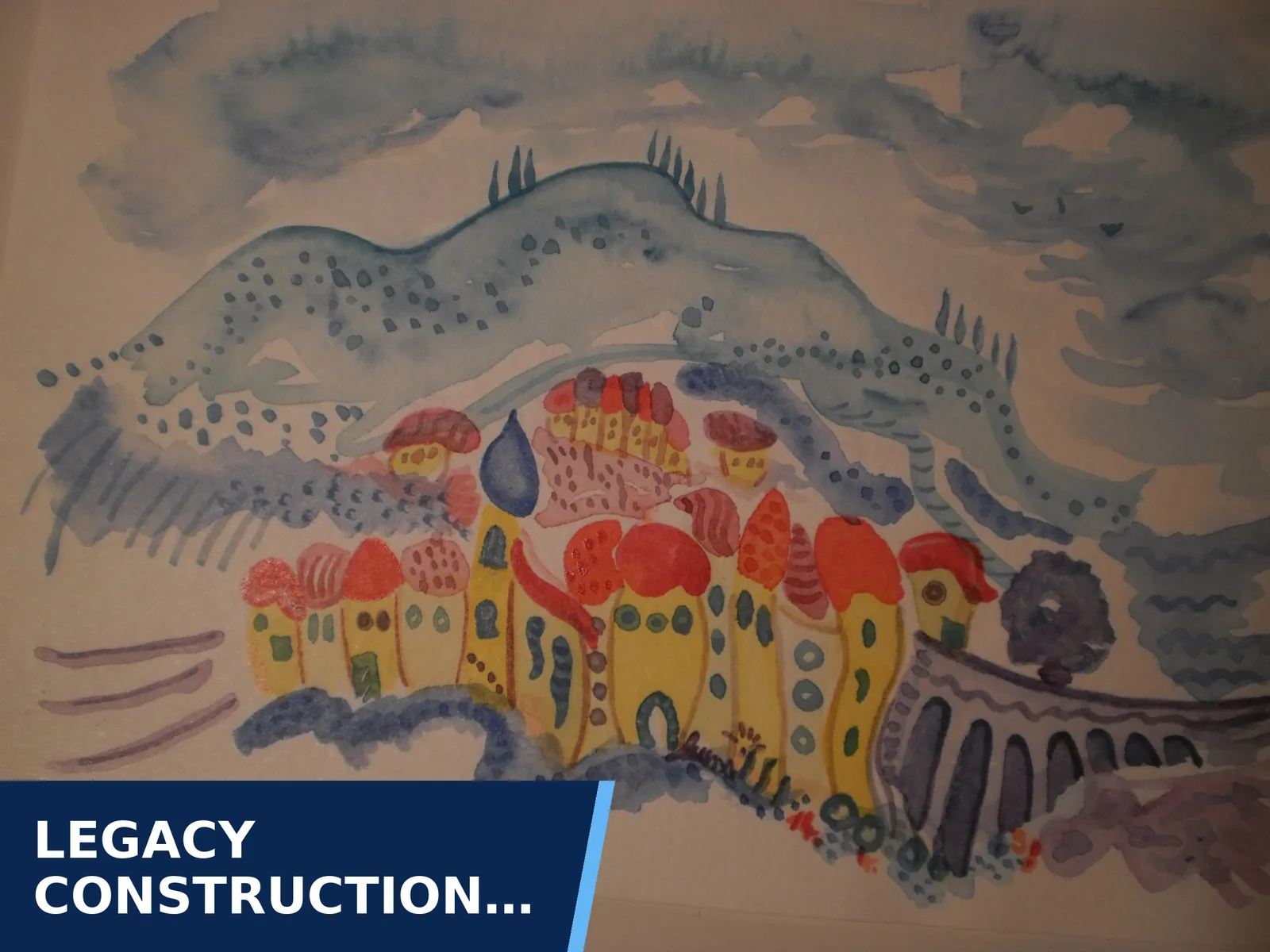 Editorial graphic for Legacy construction continues in 2026-27, with…