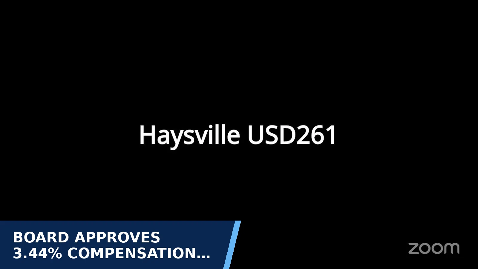 Excerpt from 9.14.2026 BOE Meeting for Board approves 3.44% compensation package for…