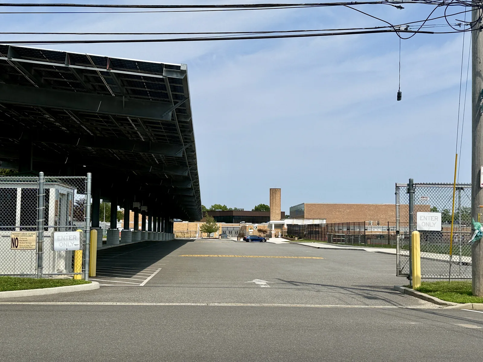 Farmingdale High School, located in South Farmingdale, NY on July 5, 2025. It is operated by the Farmingdale Union Free School District.