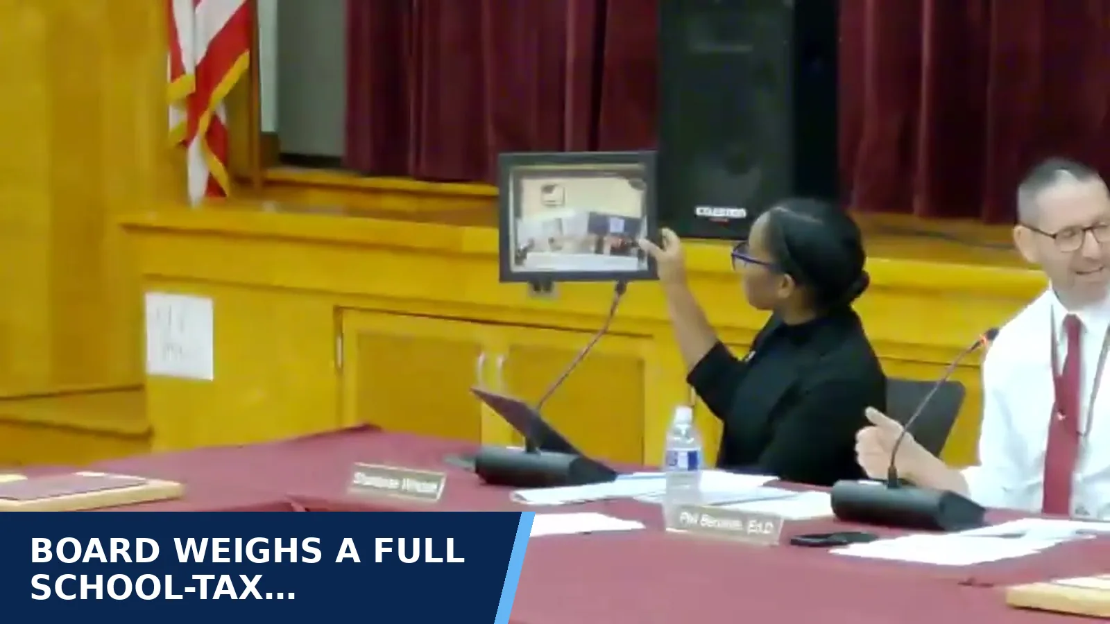 Excerpt from BOE Meeting 10/13/26 for Board weighs a full school-tax exemption for…
