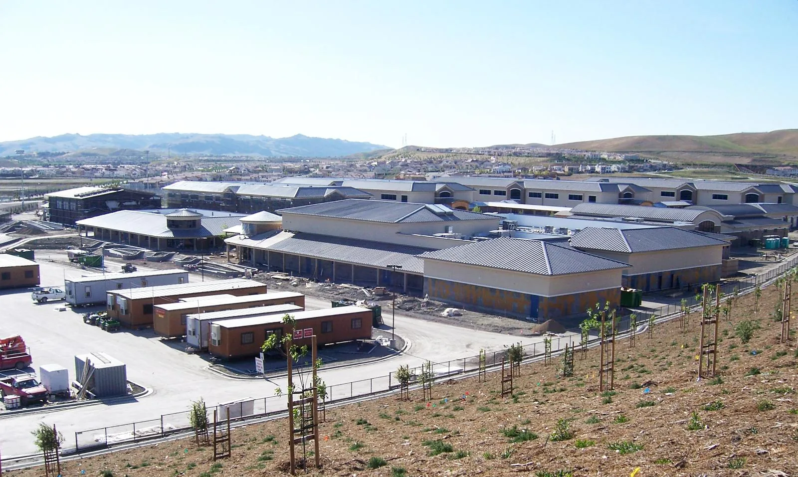 Dougherty Valley High School while still under construction.
