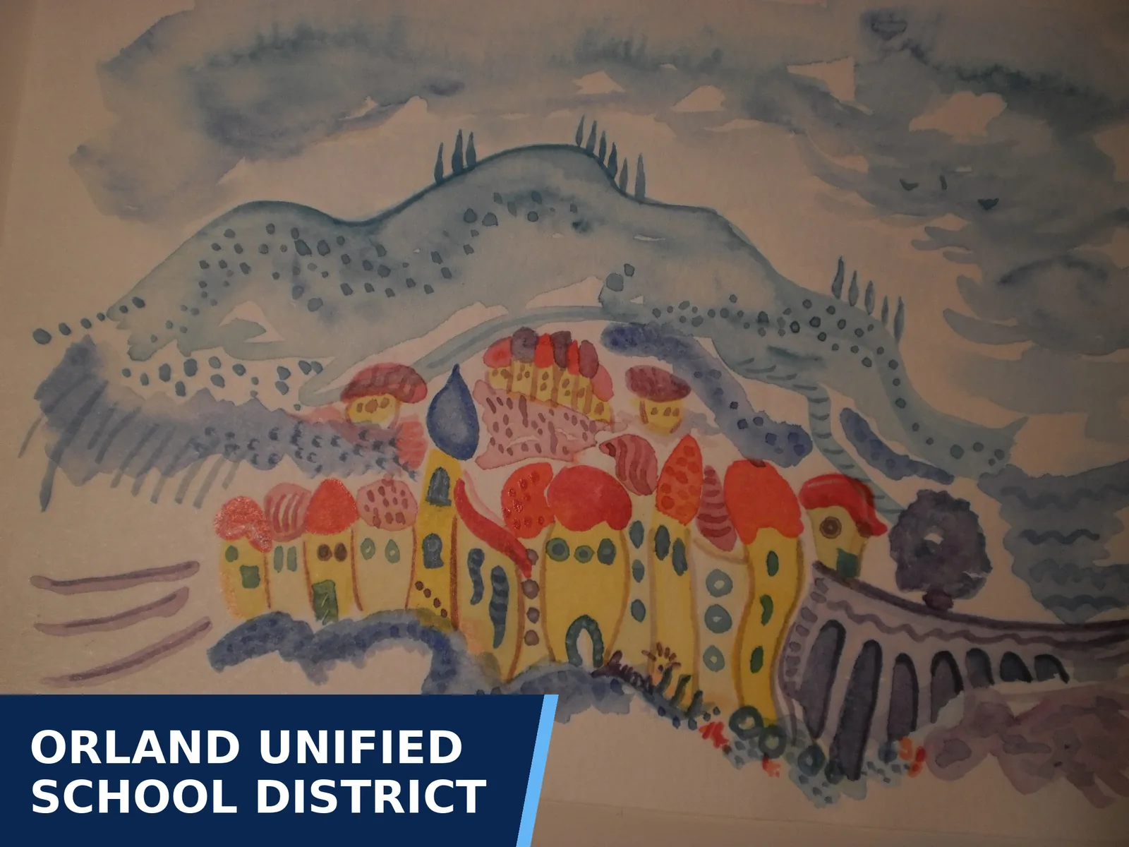 Editorial graphic for Orland Unified School District