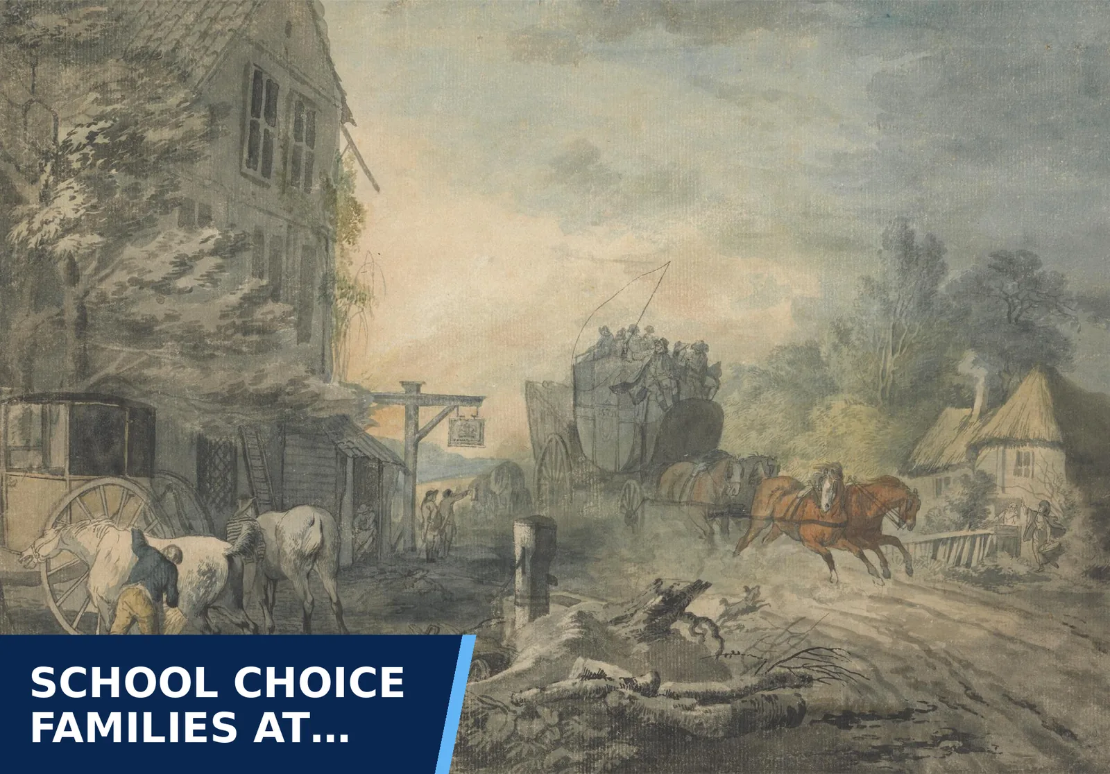 Editorial graphic for School choice families at private schools must…